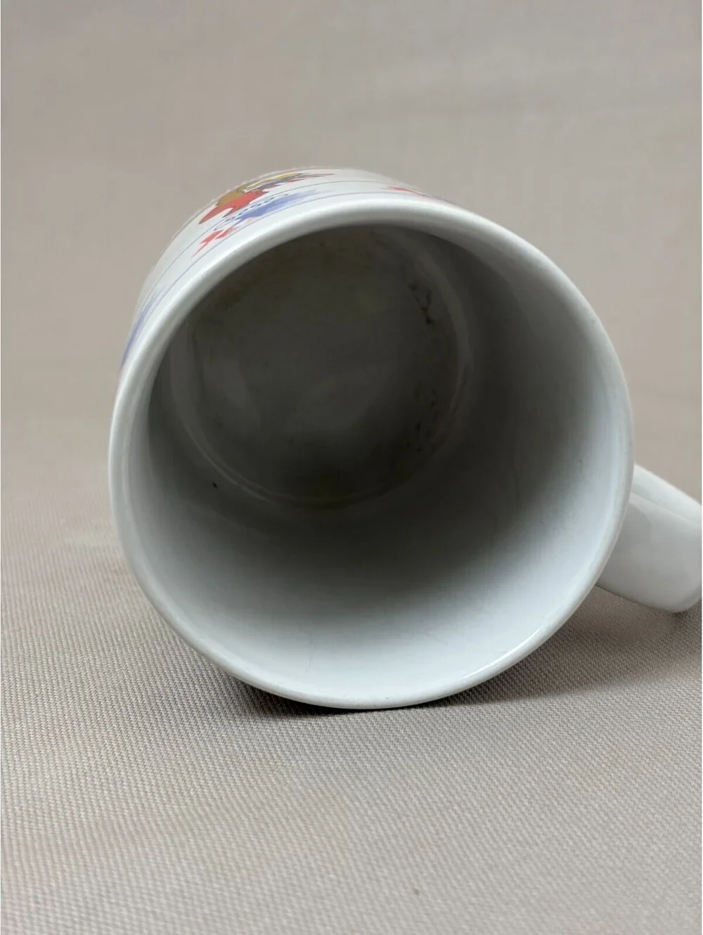 Vintage 1984 LA Olympics Sam the Eagle Gymnastics Mug Papel Vons Cup 10 oz
